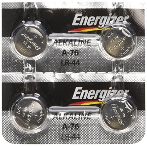 Energizer LR44 1.5V Button Cell Battery x 4 Batteries (Replaces: LR44, CR44, SR44, 357, SR44W, AG13, G13, A76, A-76, PX76, 675, 1166a, LR44H, V13GA, GP76A, L1154, RW82B, EPX76, SR44SW, 303, SR44, S303, S357, SP303, SR44SW) 'Energizer Brand Name Batteries'