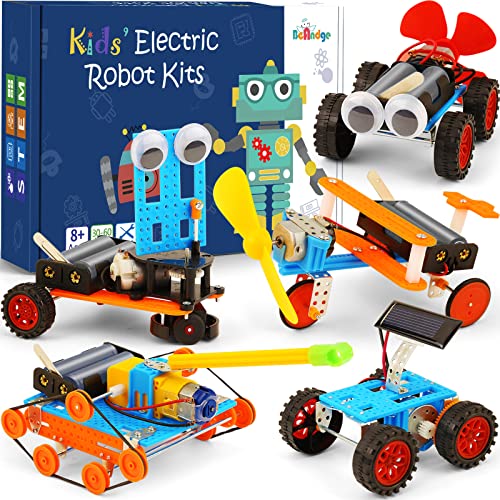 STEM Kits for Kids Age 6-8 Crafts for Boys 8-12, 6 7 Year Old Boy Birthday Gift, Robot Building Kit 5-7, STEM Toys Science Experiments Activities Engineering Projects, Unique Gifts for 8 9 10 11 12 +