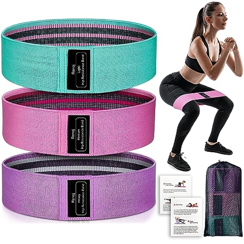 Resistance Bands, Exercise Workout Bands, Yoga Straps for Women and Men, 5 Sets of Stretch Bands for Booty Legs, Pilates Flexbands
