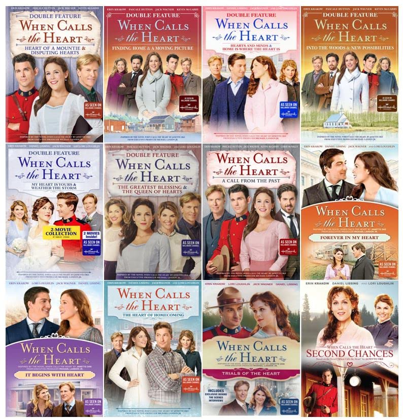 When Calls the Heart Ultimate 18-Movie DVD Collection Hallmark Television Series: A Telling Silence/ Greatest Blessing/ Finding Home/ Second Chances