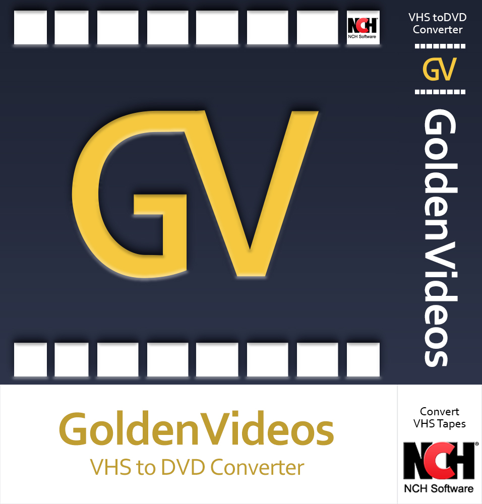 Golden Videos VHS to DVD Converter Software - Convert VHS to DVD or Digital Files [Download]