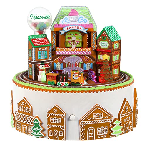Hallmark Keepsake Christmas Ornament 2023, Gingerbread Village Musical Ornament with Light and Motion, Gifts for Her