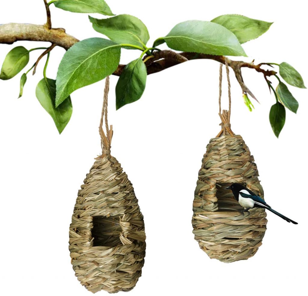 Rope, for Window Home Garden Outdoor Decoration,for Hummingbird Finch Canary(Waterdrop Shape)