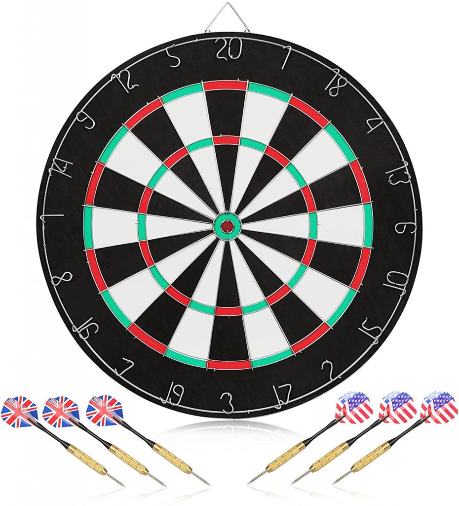 5.18 Inch Professional Dart Boards for Adults and Kids